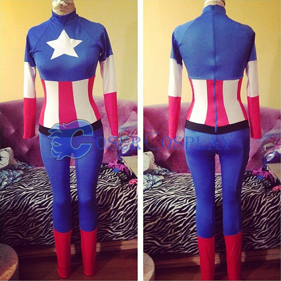 Captain America Halloween Costumes For Women